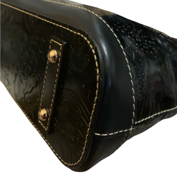 Dooney & Bourke Disney Sketch Black Embossed Leather Tote - Picture 5 of 14